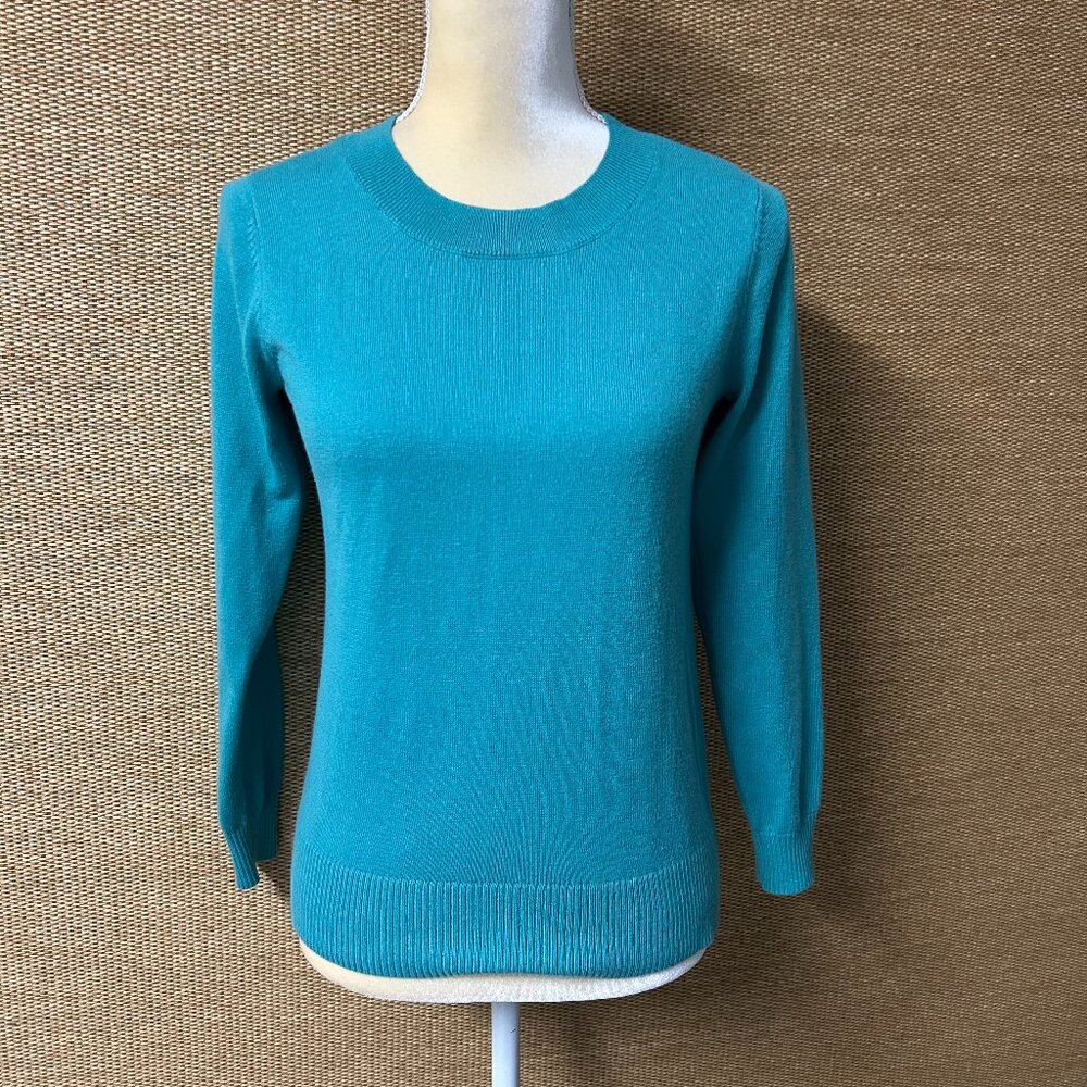 LOFT Sweater Women's Small Blue-Green